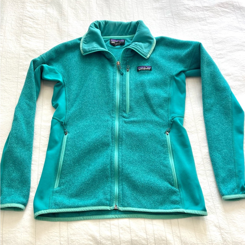 Patagonia Teal Fleece Jacket